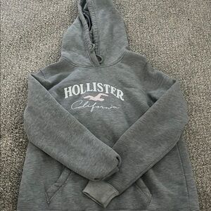 Hollister Heather Gray Pullover Hoodie